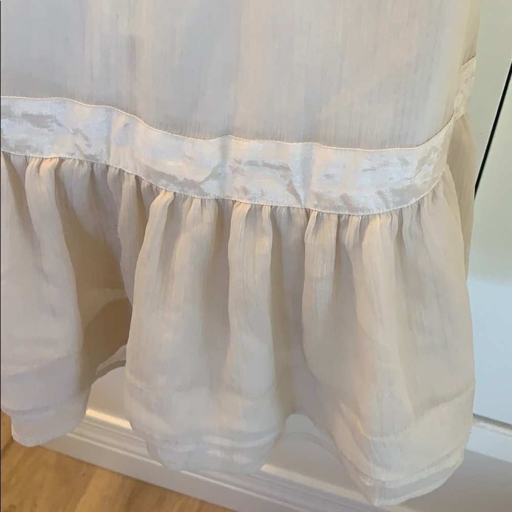 Delias cream sleeveless tank dress straight S - Picture 9 of 11